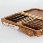 Cofanetto in Legno con 6 Coltelli Da Bistecca Personalizzabili